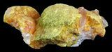 Orpiment With Barite Crystals - Peru #63787-1